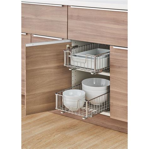 roll out steel drawers for kitchen cabinets|rollout for 24" base cabinet.